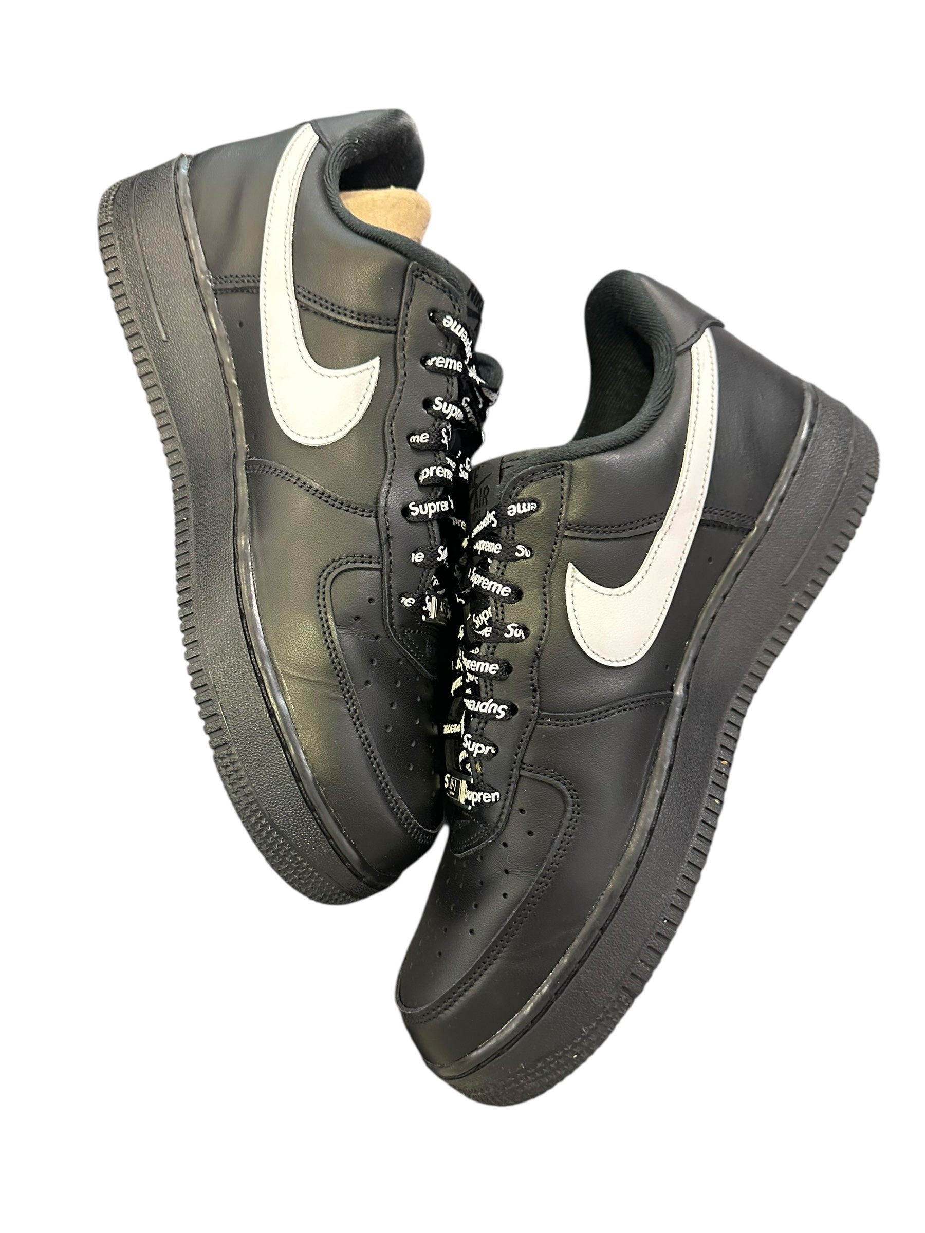 Supreme Air Force 1 Low Black White