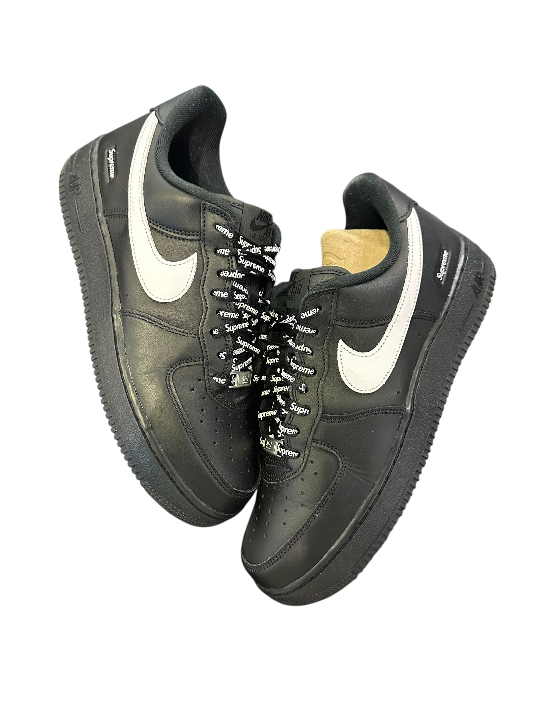 Supreme Air Force 1 Low Black White