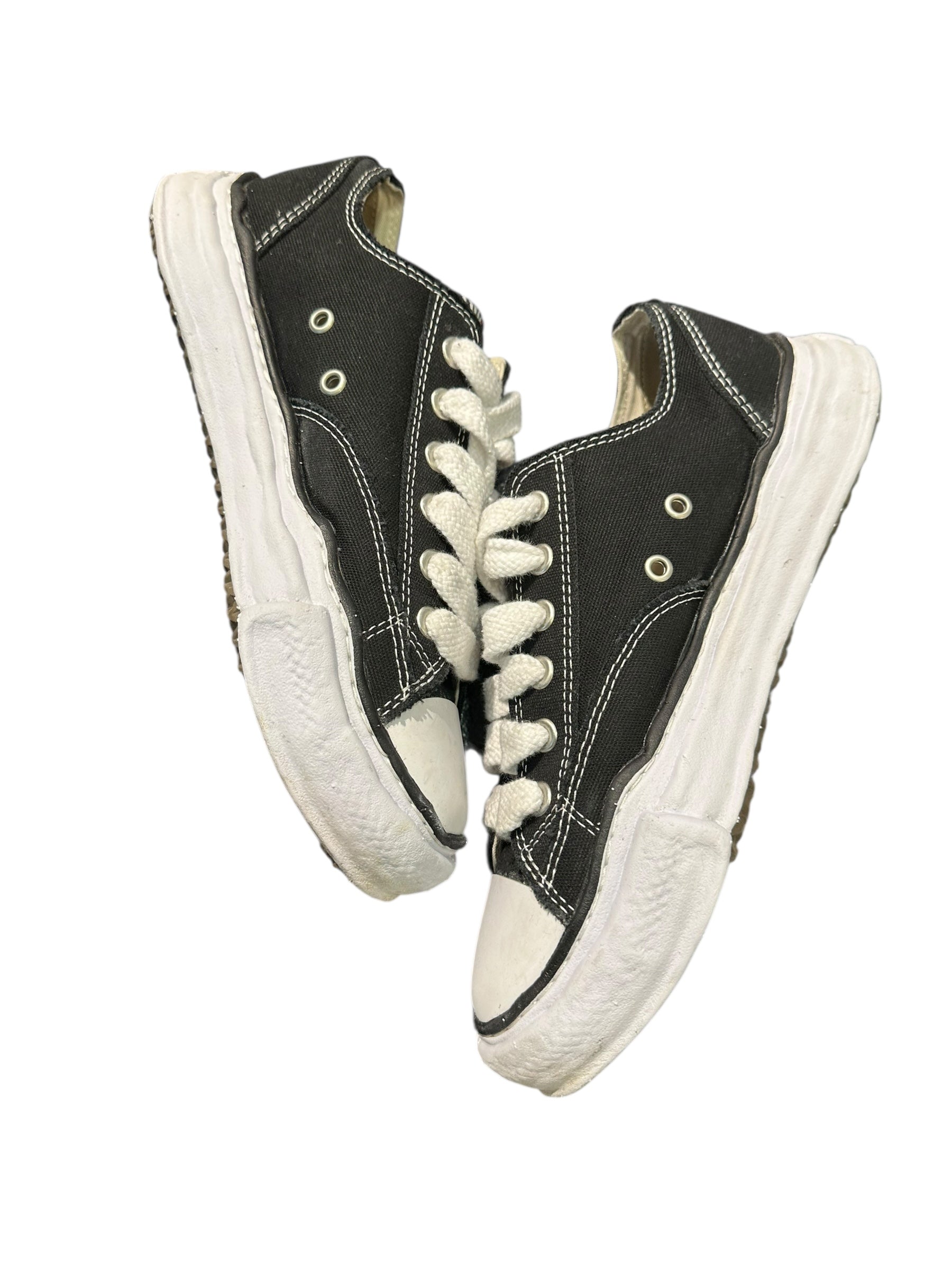 Maison Mihara Yashuiro Peterson OG Sole Canvas Low Black