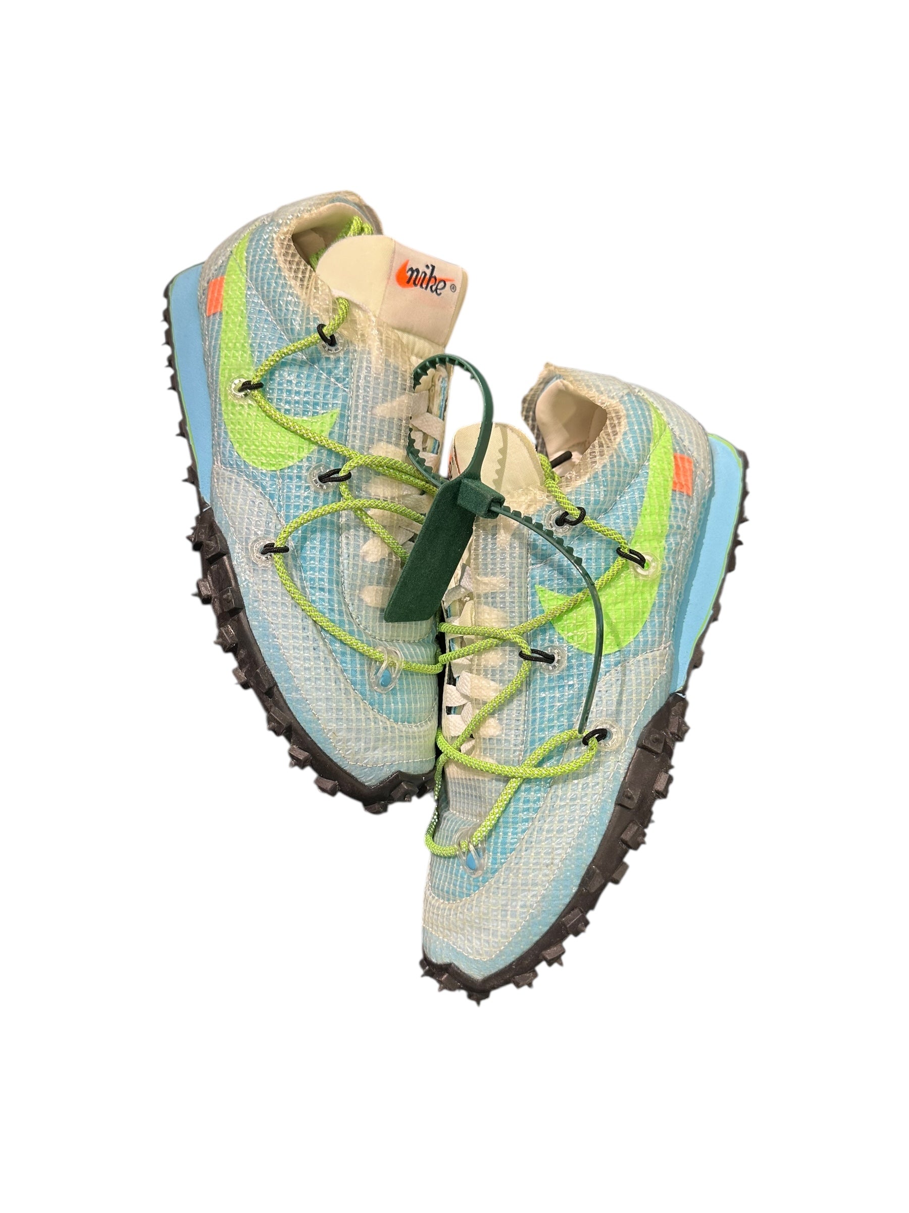 Nike Waffle Racer Off-White Vivid Sky (Women’s)