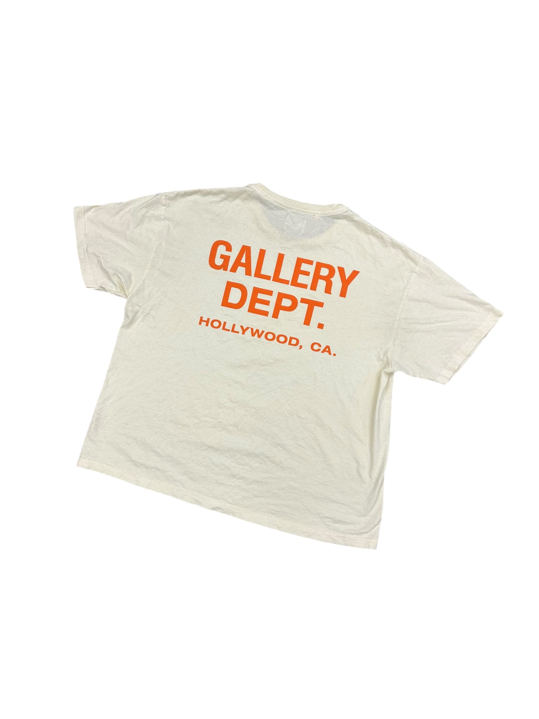 Gallery Dept. Souvenir T-Shirt Cream/Orange