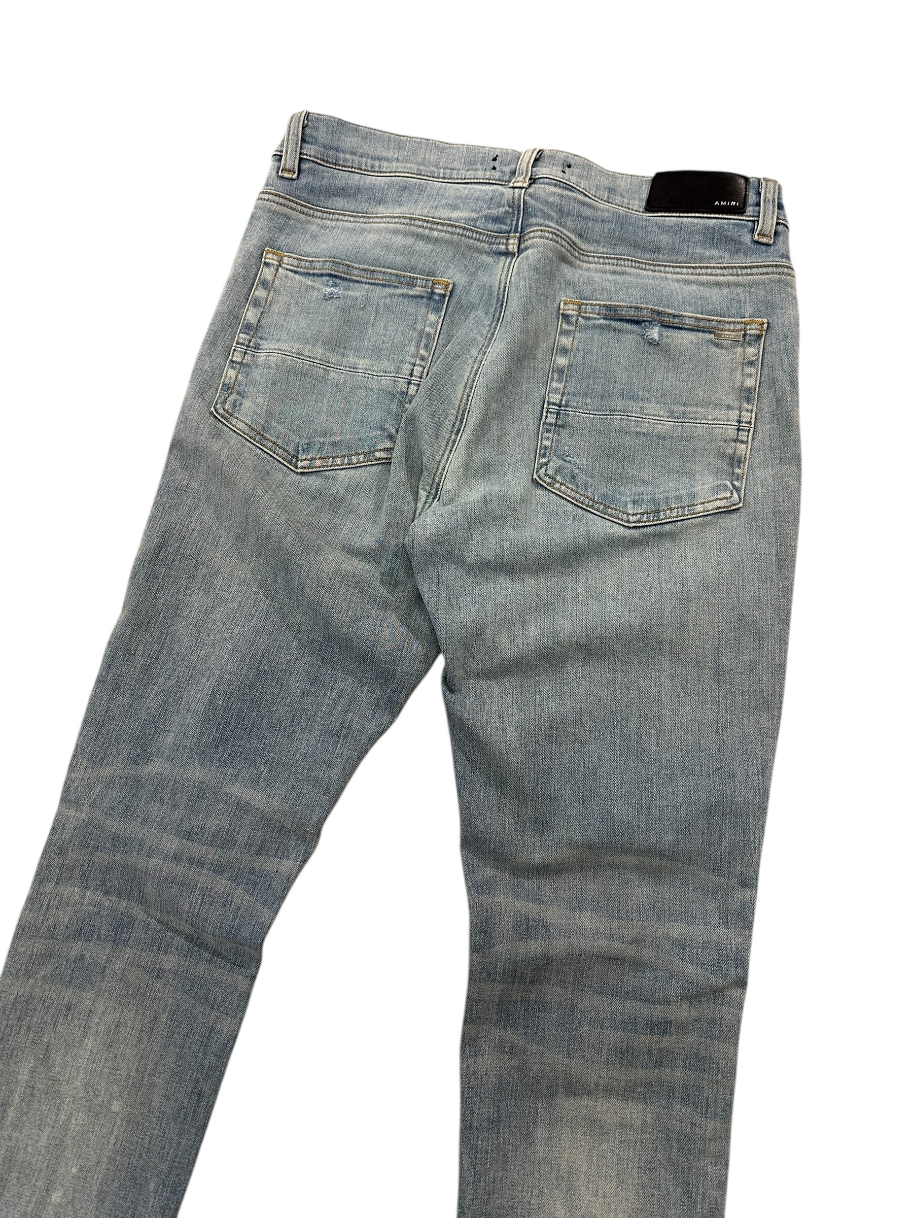 Amiri Trasher Lunar New Year Denim Clay Indigo