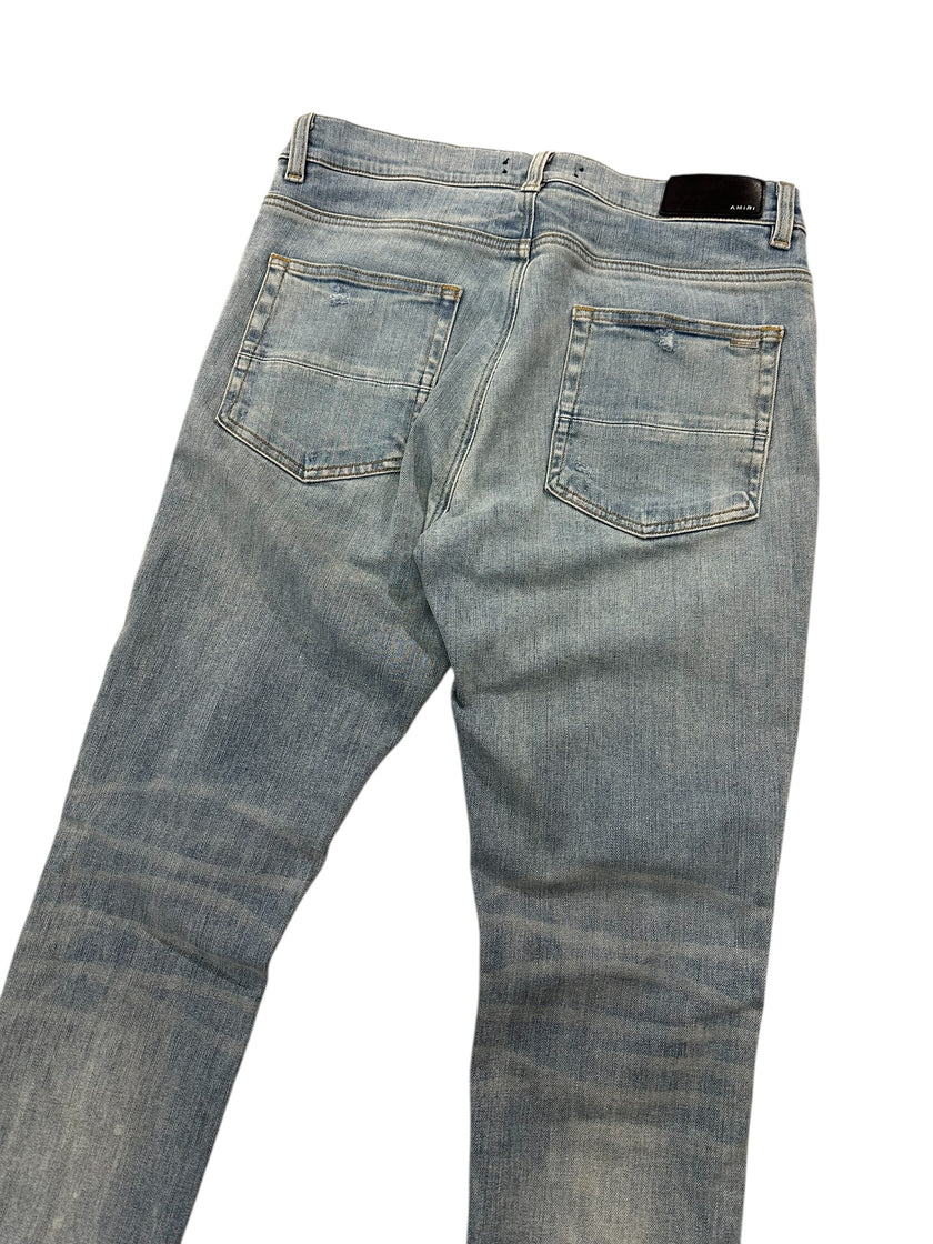 Amiri Trasher Lunar New Year Denim Clay Indigo