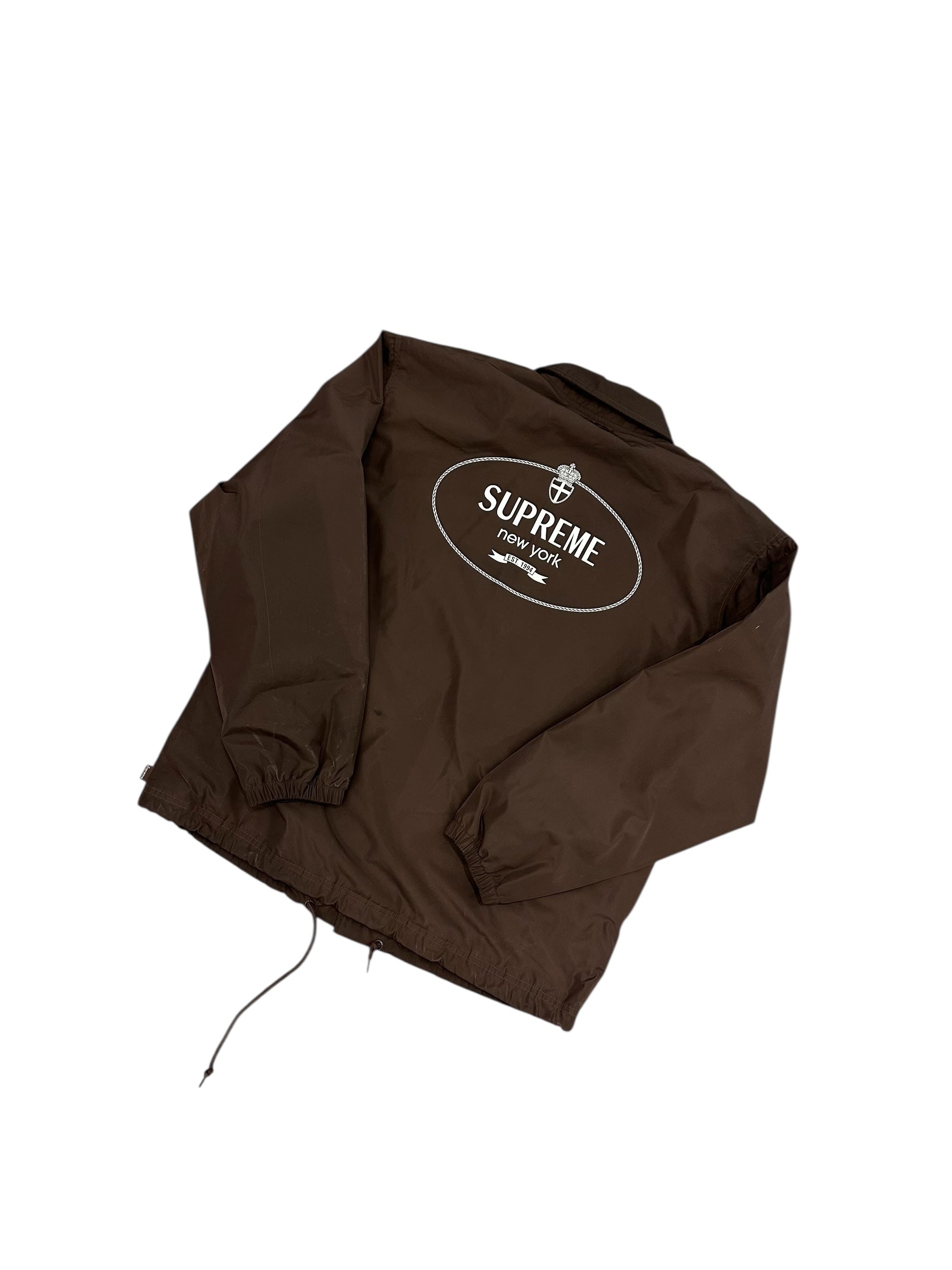 Supreme Crest Coaches Jacket ‘Brown’