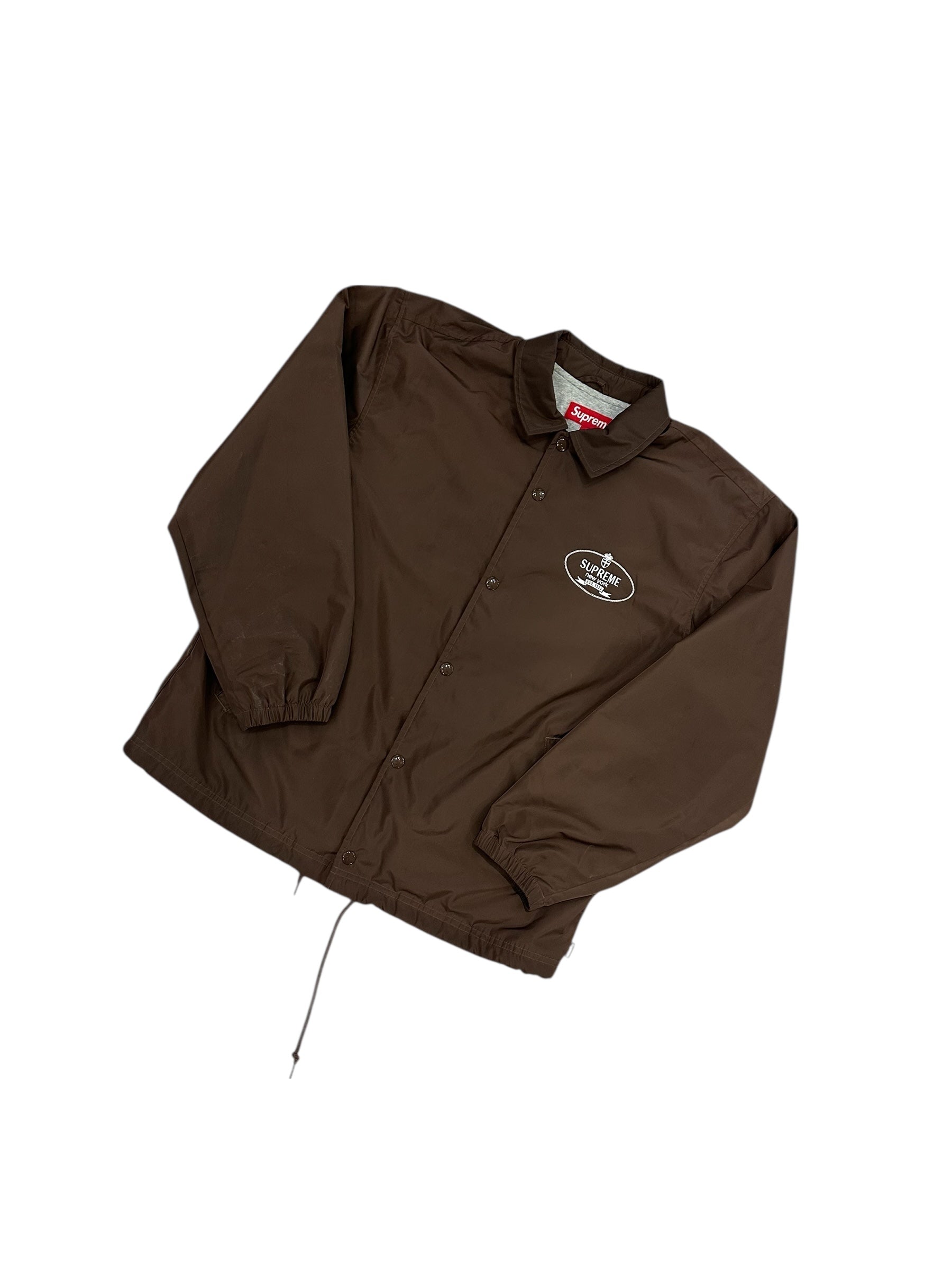 Supreme Crest Coaches Jacket ‘Brown’