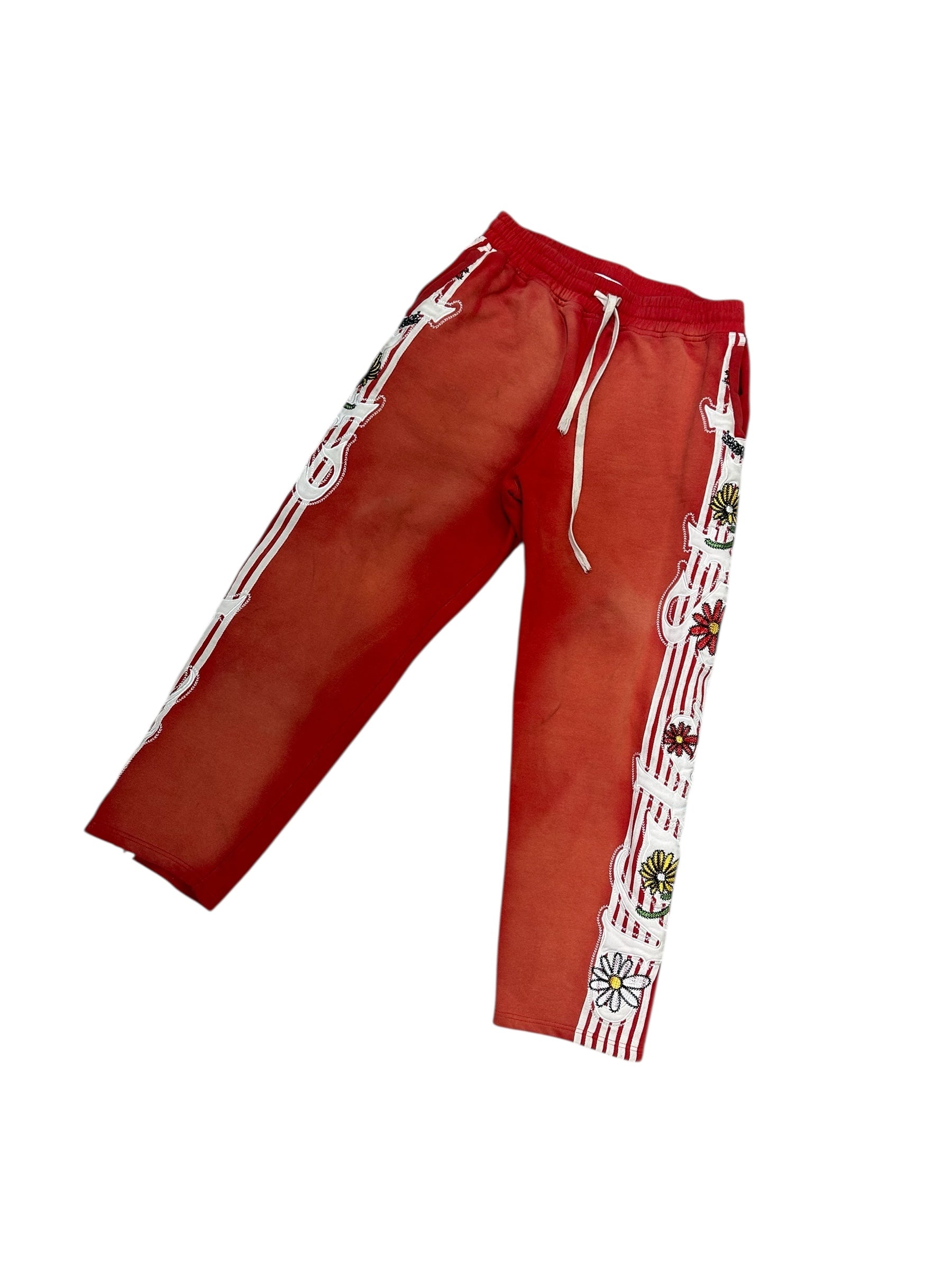 Vale Garden Track Sweatpants Red