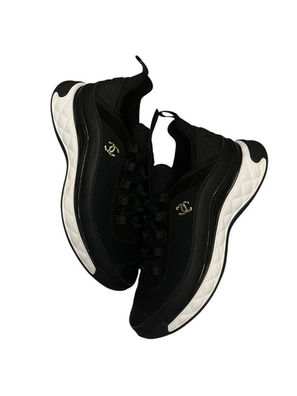 Channel Trainers Low Top Black/Gold