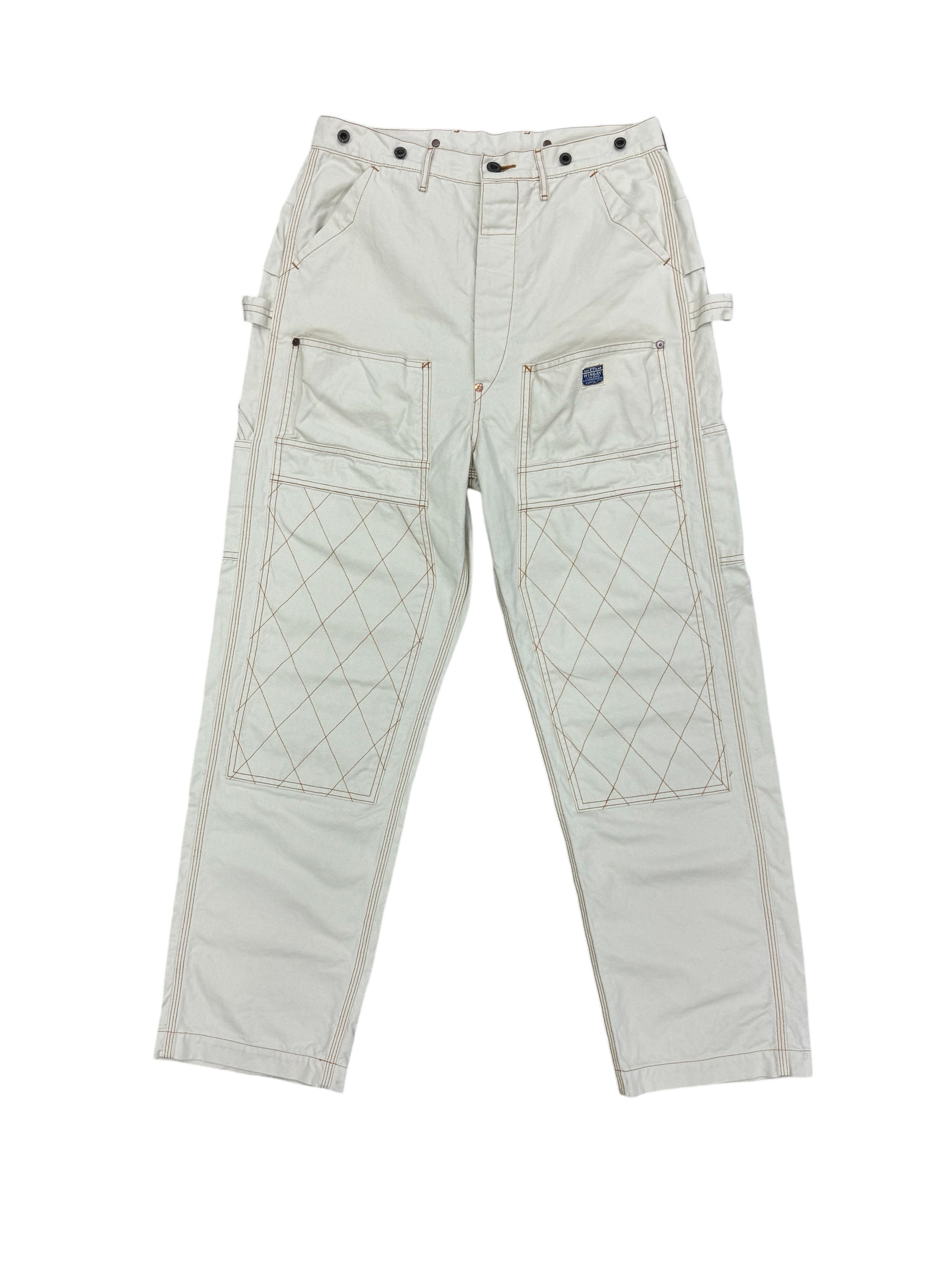 Kapital Canvas Lumber Pants White