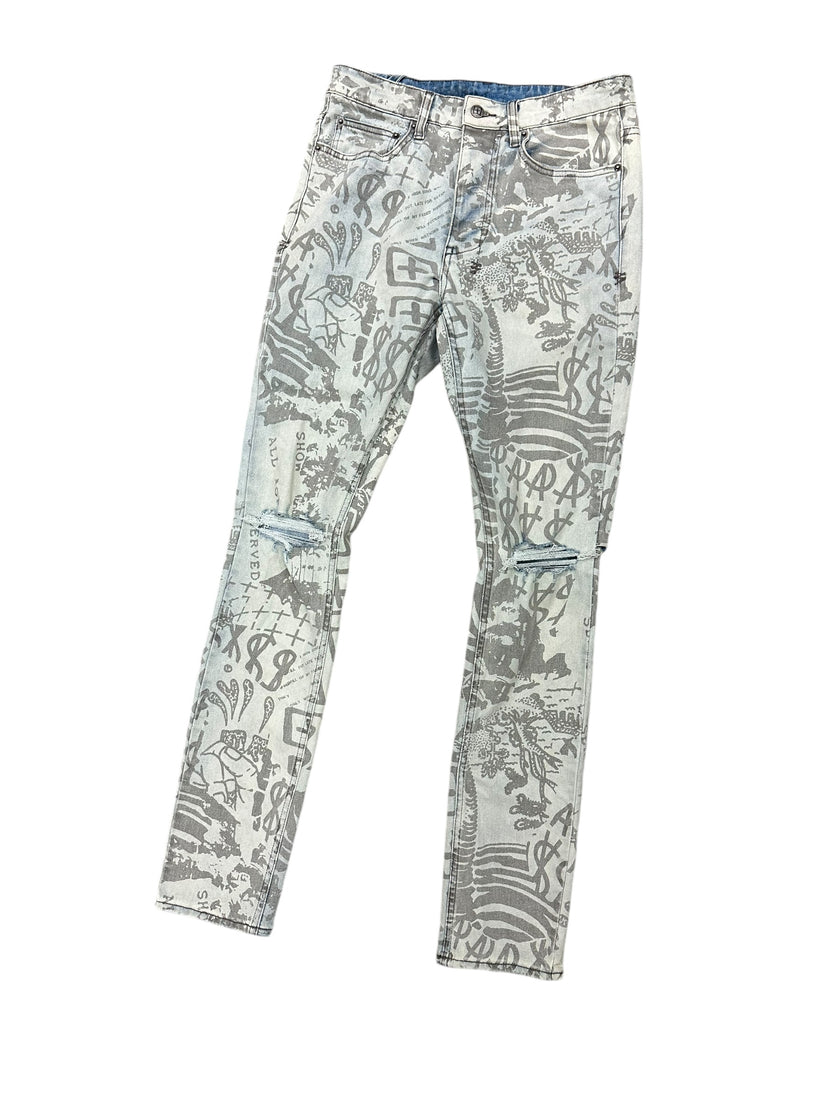 Ksubi All Over Print Denim