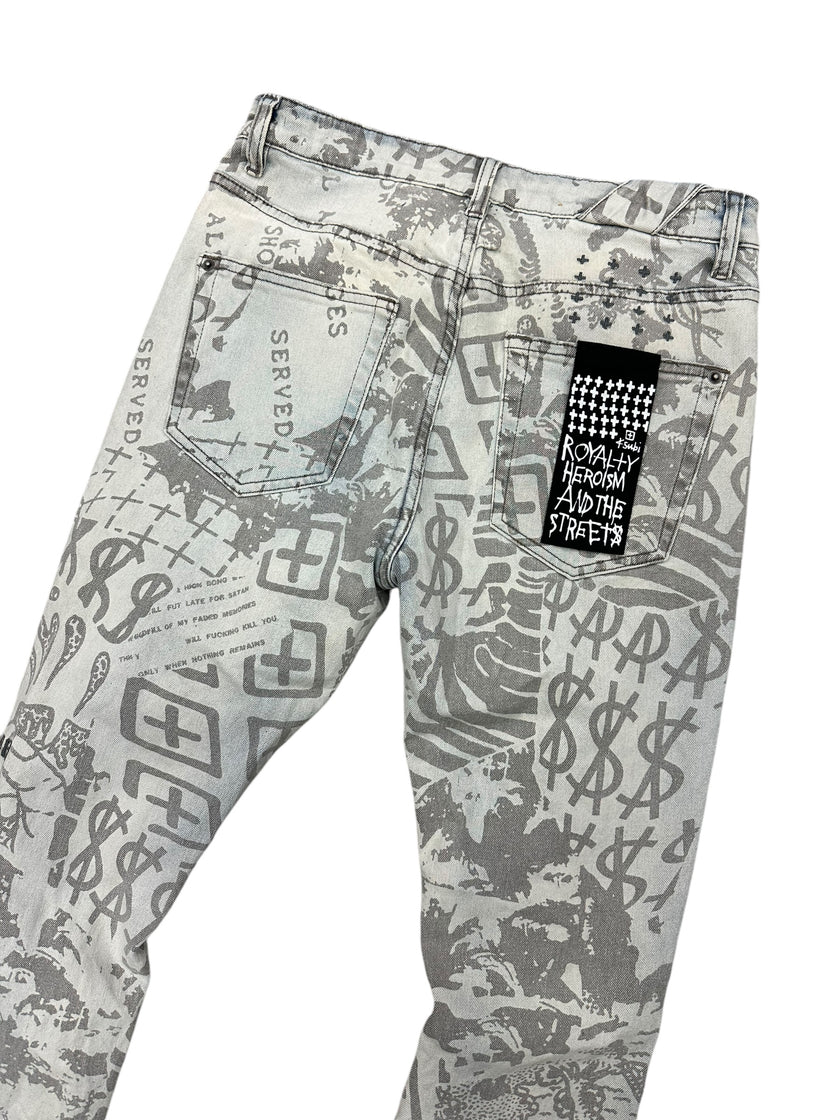 Ksubi All Over Print Denim