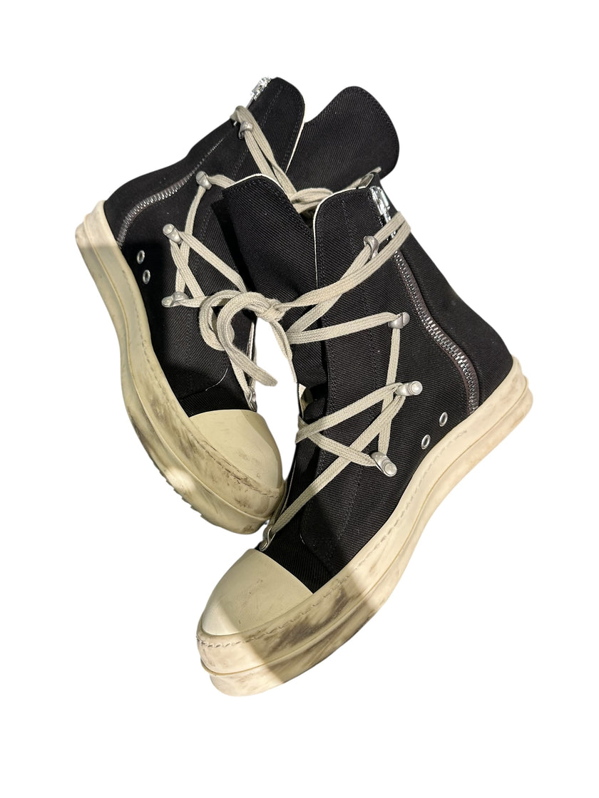 Rick Owens Lido DRKSHDW Hexa High ‘Black Milk’