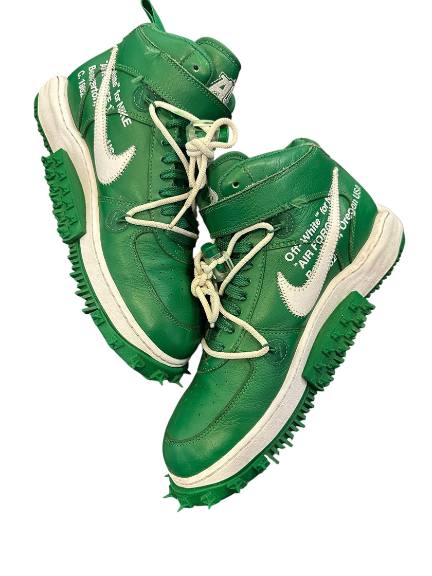 Nike Air Force 1 Mid Off-White Pine Green
