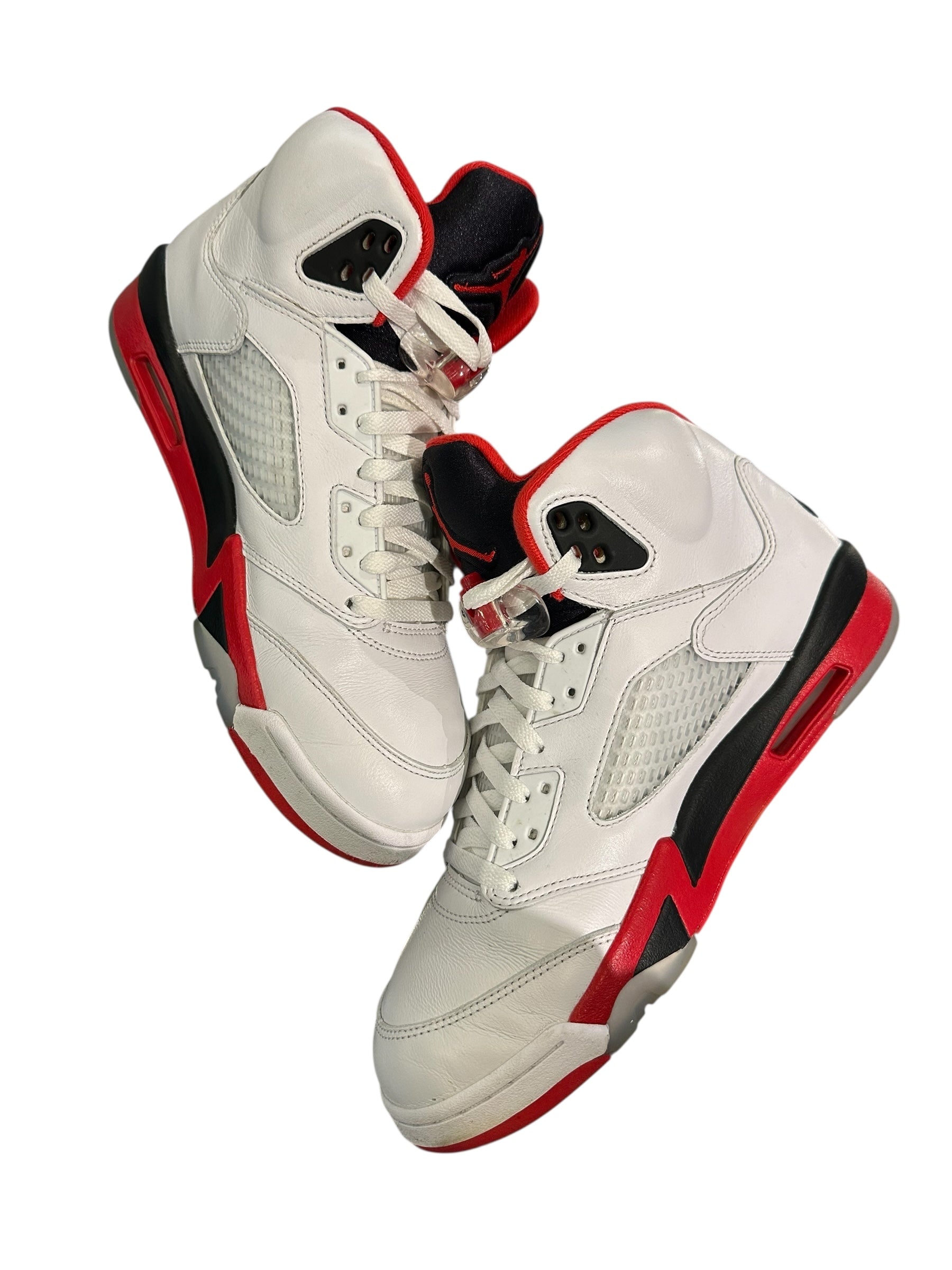 Jordan 5 Retro Fire Red Black Tongue (2025)