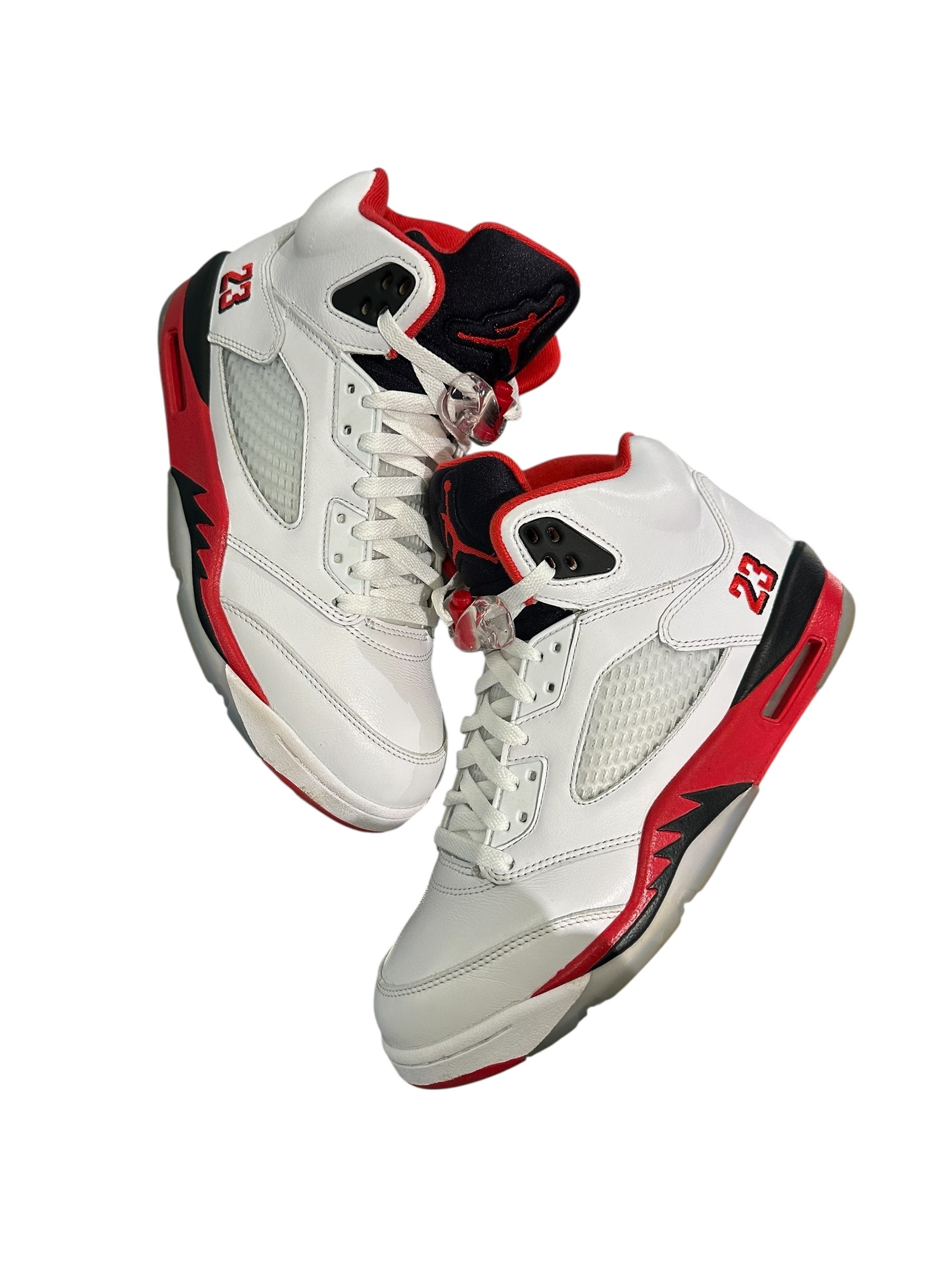 Jordan 5 Retro Fire Red Black Tongue (2025)