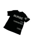 Burberry Horseferry-print Black Tee