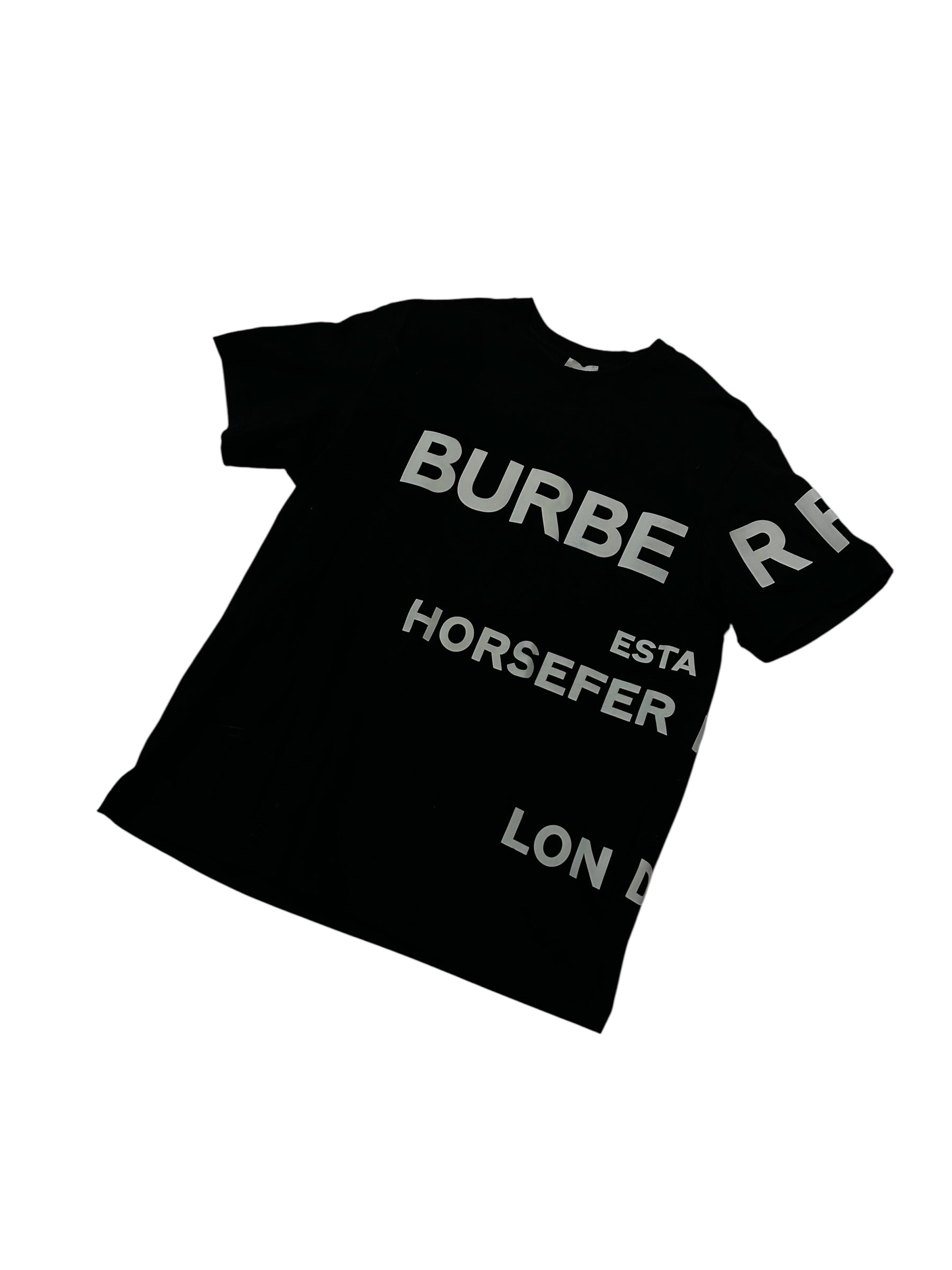 Burberry Horseferry-print Black Tee