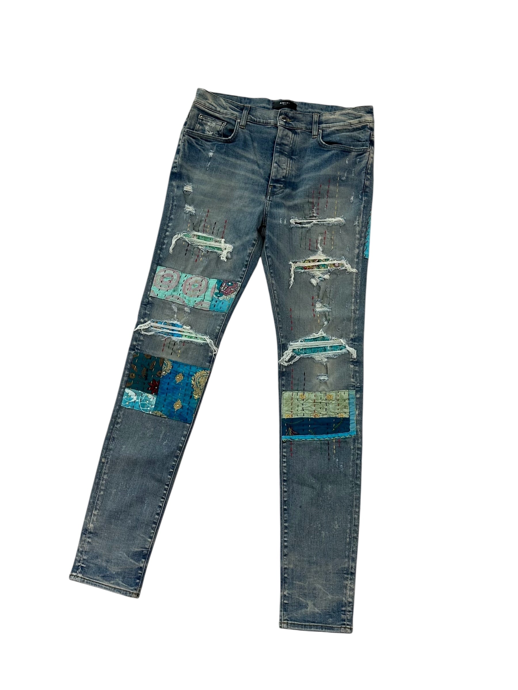 AMIRI Quilted Art Patch Denim
