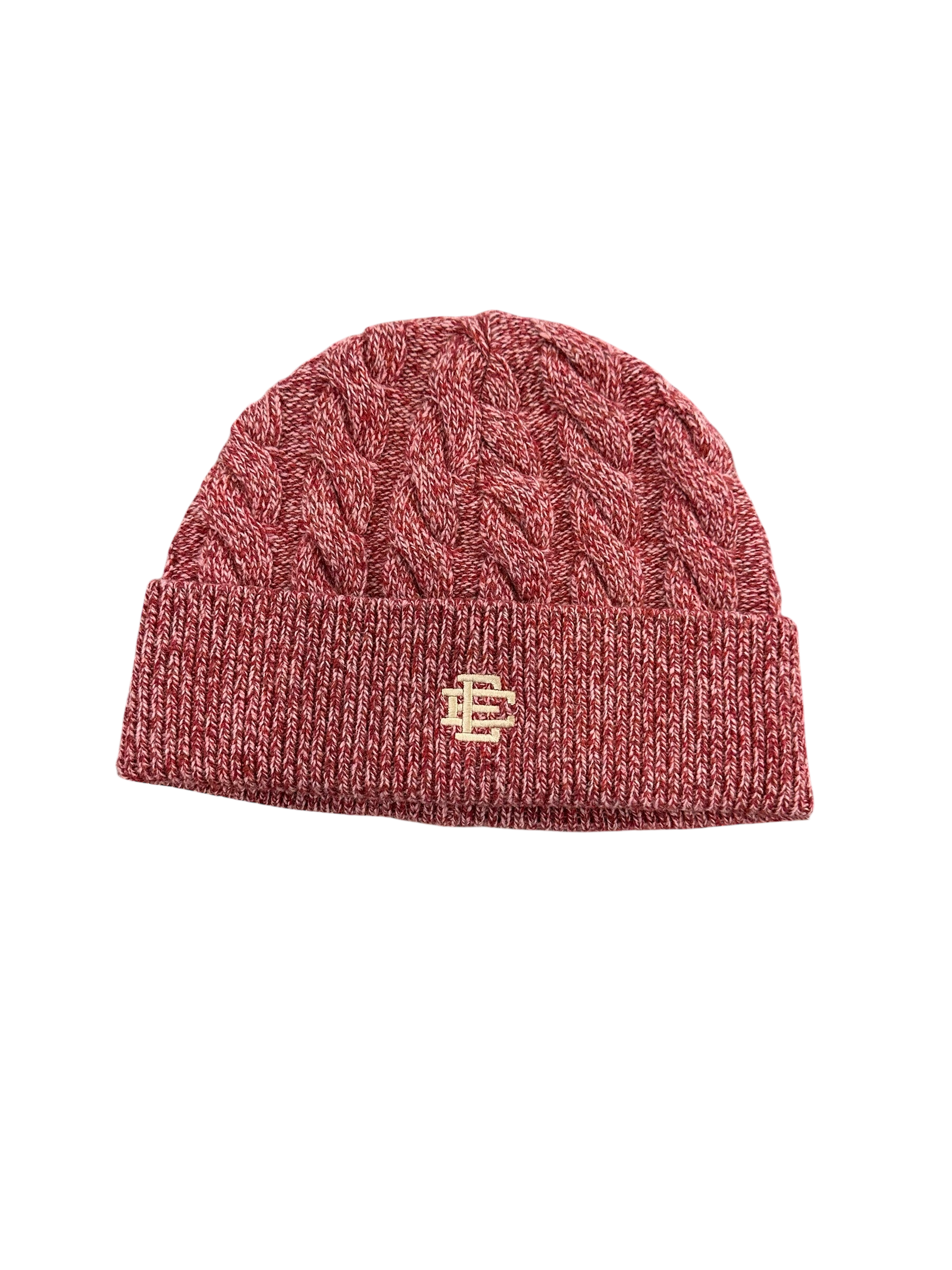 Eric Emmanuel Maroon Knitted Beanie