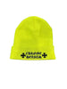 Chrome Hearts Beanie Basic Logo Neon Yellow