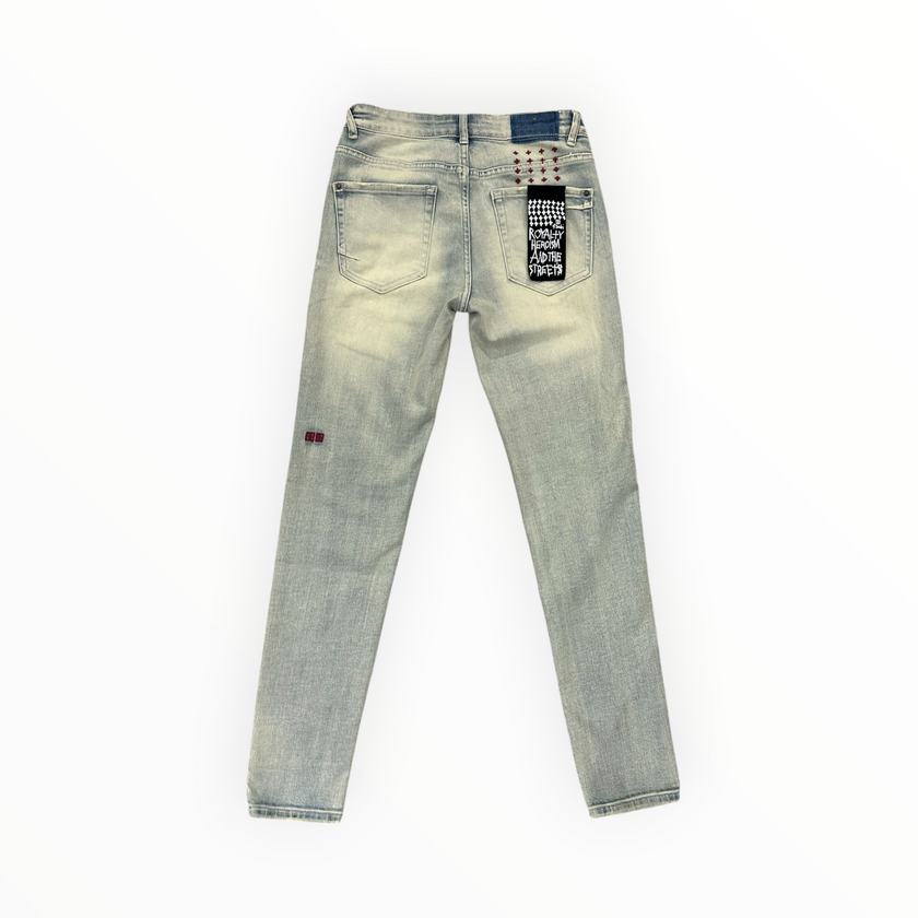 Ksubi Chitch Mechanik Denim Light Blue