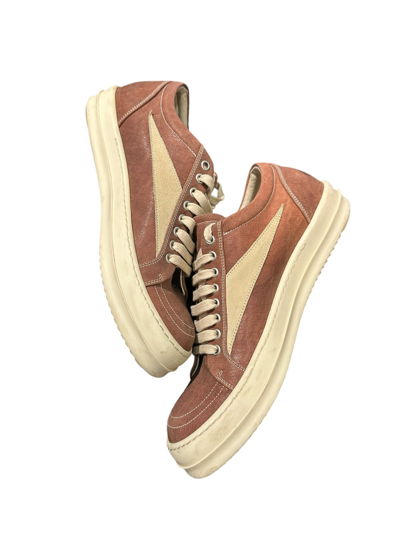 Rick Owens DRKSHDW Vintage Sneaker Henna Brown