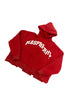 Gv Gallery Split Hoodie Red