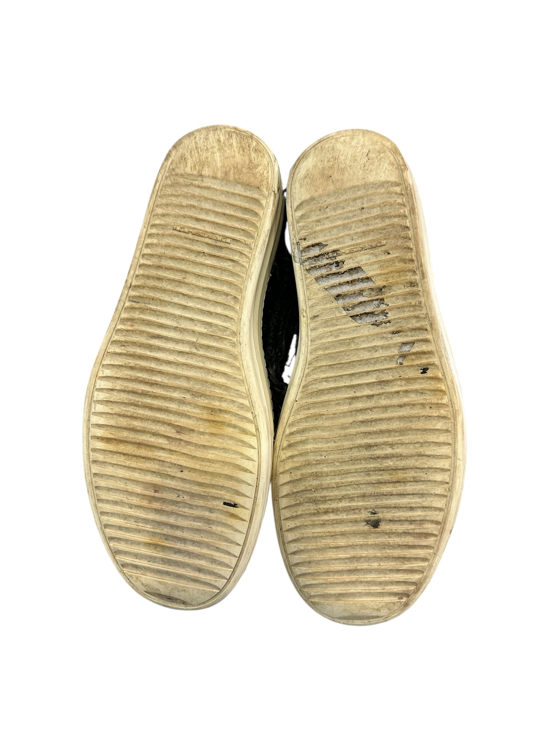 Rick Owens DRKSHDW Distressed Canvas Low Black