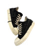 Rick Owens DRKSHDW Distressed Canvas Low Black