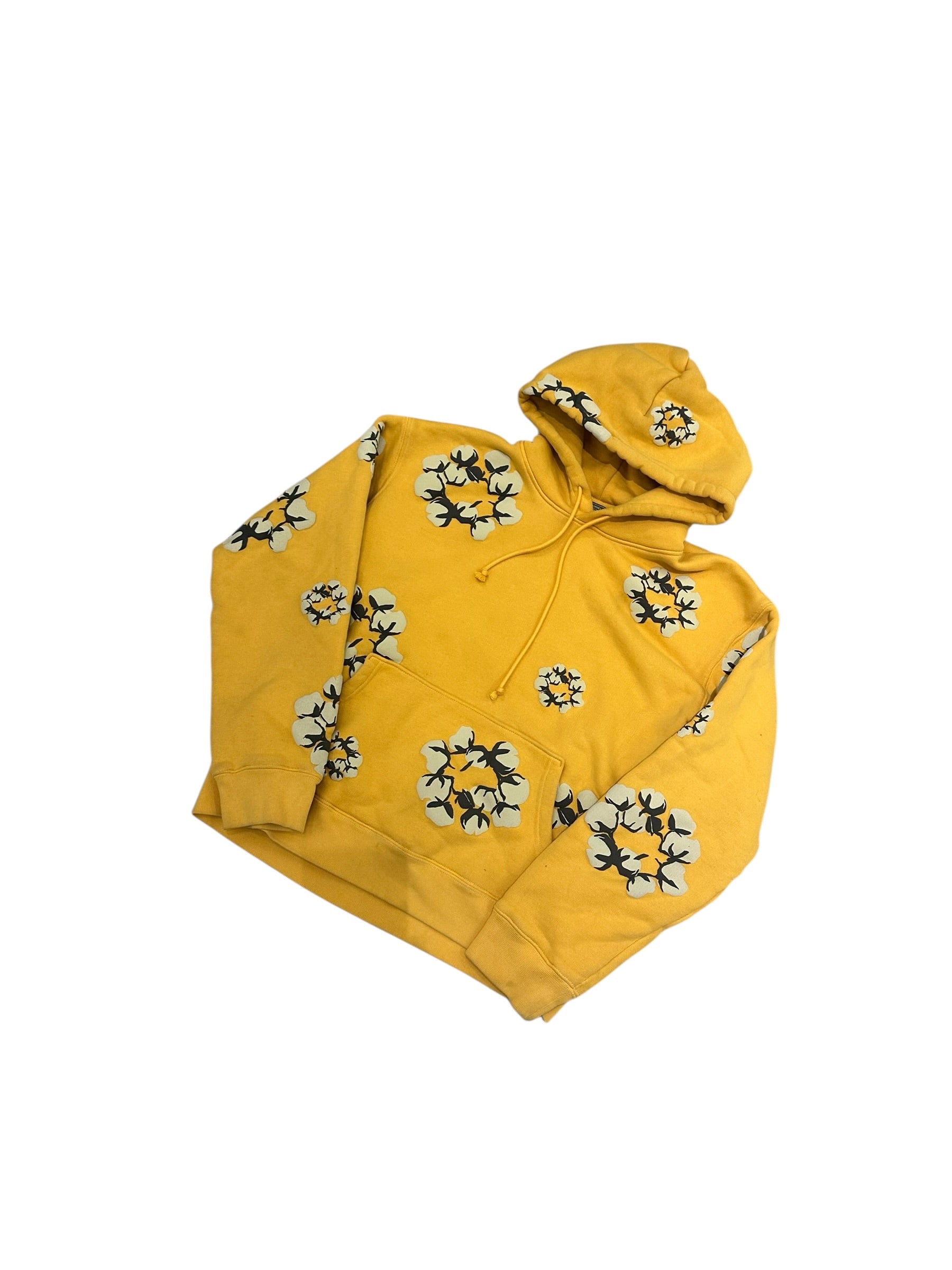 Denim Tears x CPFM Cactus Tears Wreath Hoodie Yellow