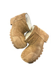 Balenciaga Alaska Fur Boot Low Brown