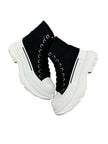 Alexander McQueen Hightop Sneaker White/Black