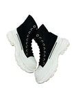 Alexander McQueen Hightop Sneaker White/Black