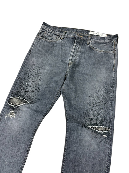 Kapital Stitched Denim Black