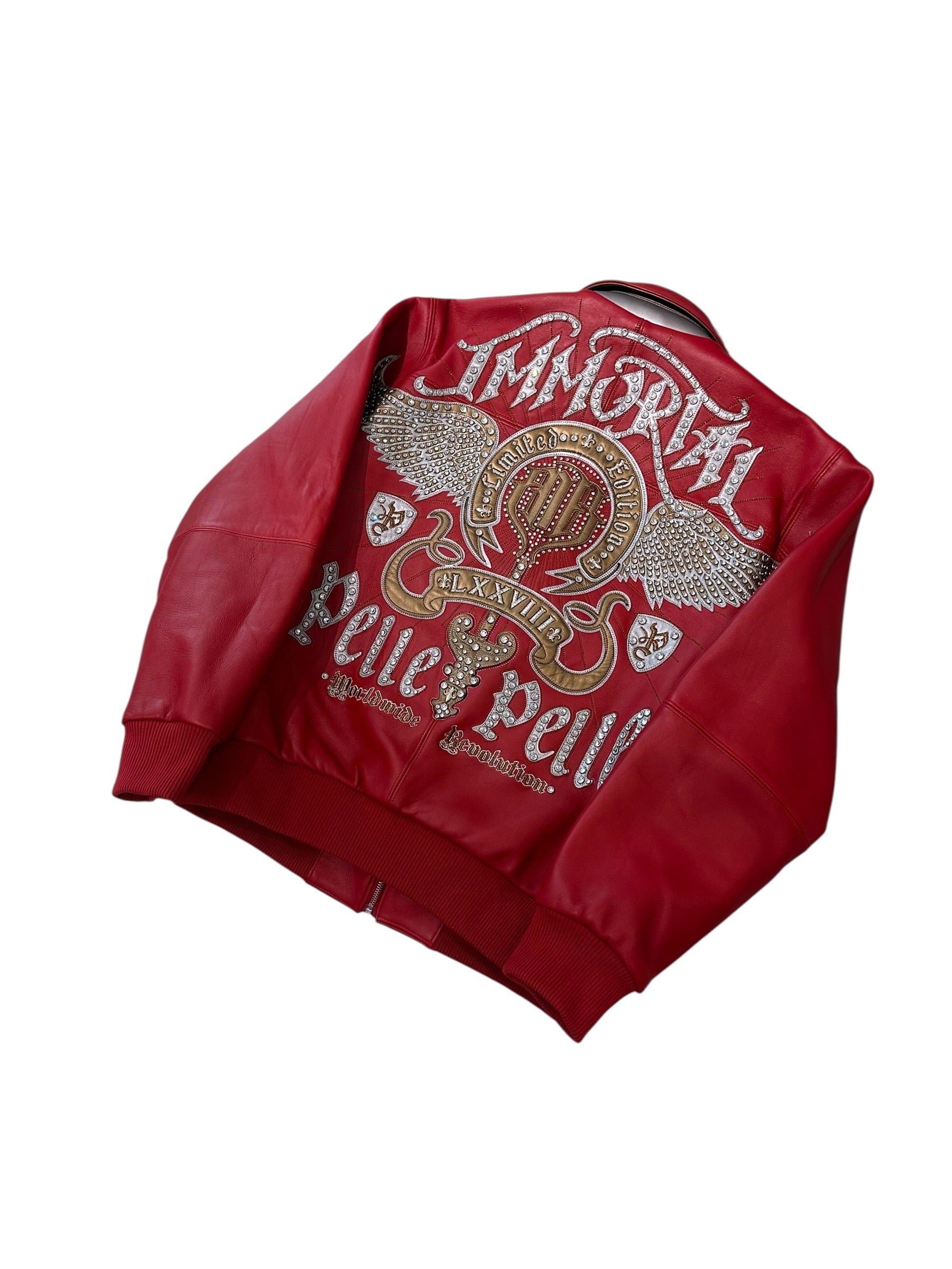 Pelle Pelle Immortal Leather Man Jacket Red