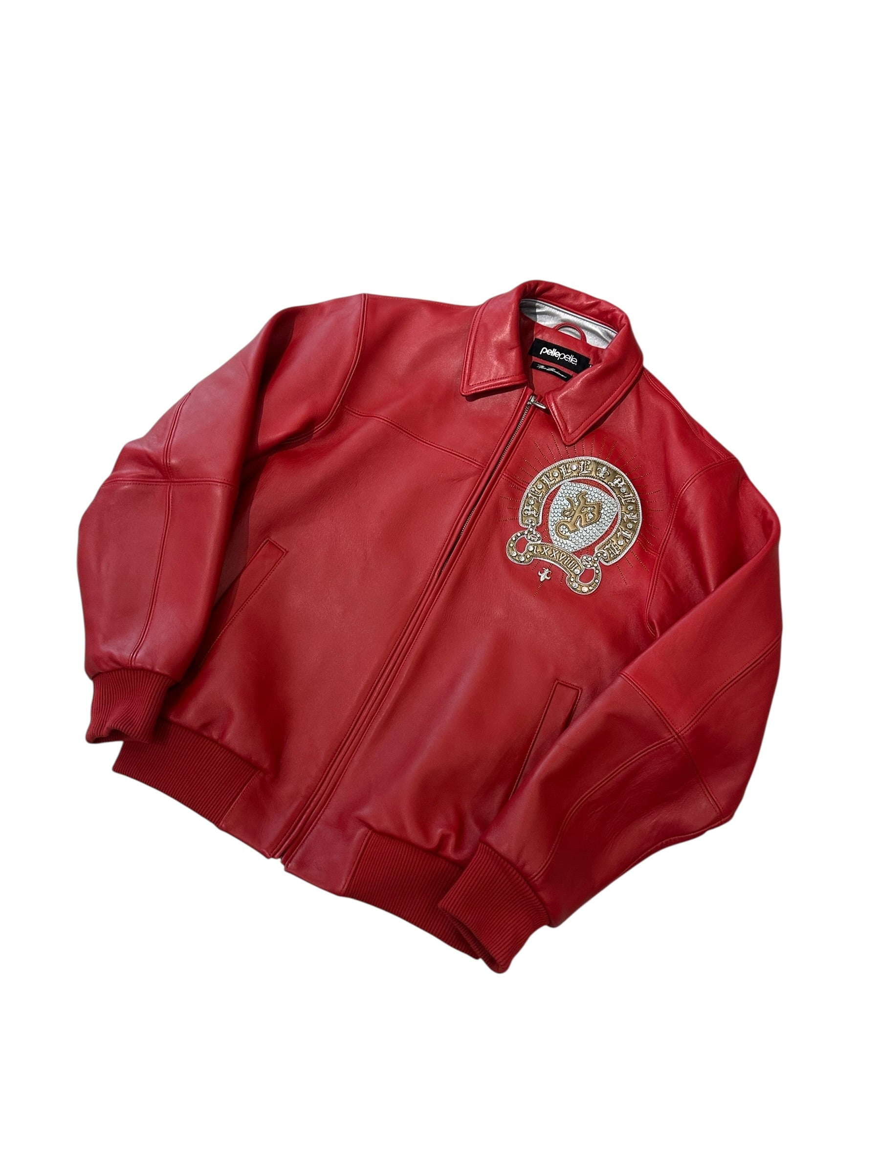 Pelle Pelle Immortal Leather Man Jacket Red