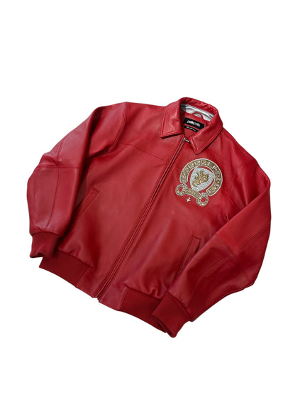 Pelle Pelle Immortal Leather Man Jacket Red