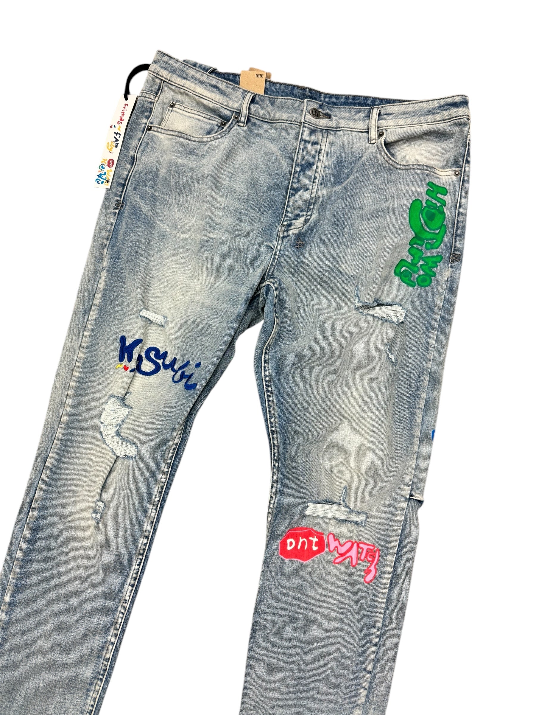 Ksubi x Dnt Wtch Denim Multi Color