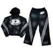 Prestige Rhinestone Sweatsuit Black