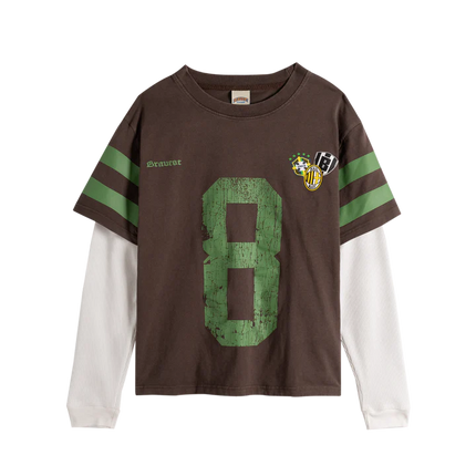 Bravest Studios Brown Number 8 Thermal Tee