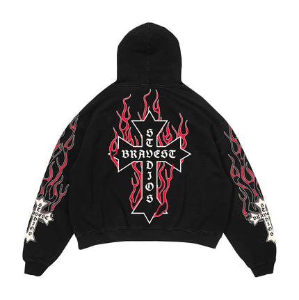 Bravest Studios Red Eternal Hoodie