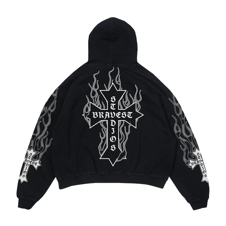 Bravest Studios Grey Eternal Hoodie