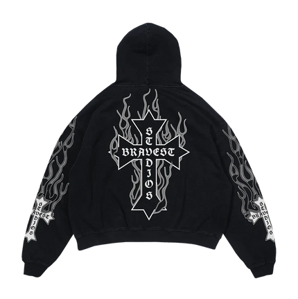 Bravest Studios Grey Eternal Hoodie