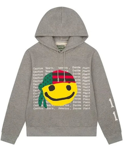Denim Tears x CPFM Cactus Tears Hoodie Grey