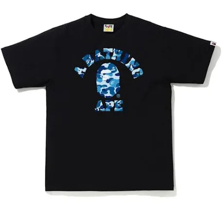 BAPE ABC Camo College Tee (SS21) Black/Blue