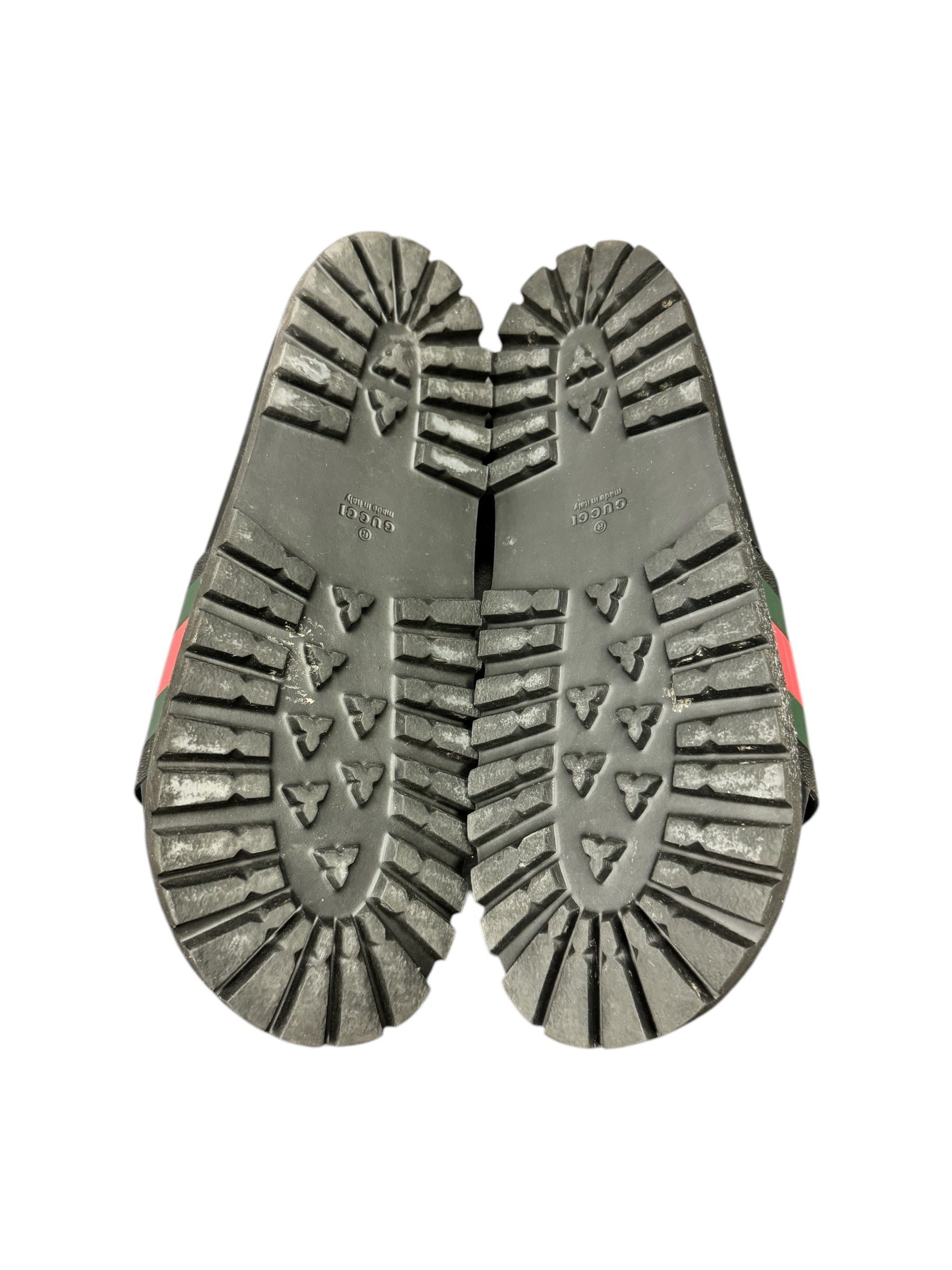 Gucci Rubber Slides Red Green