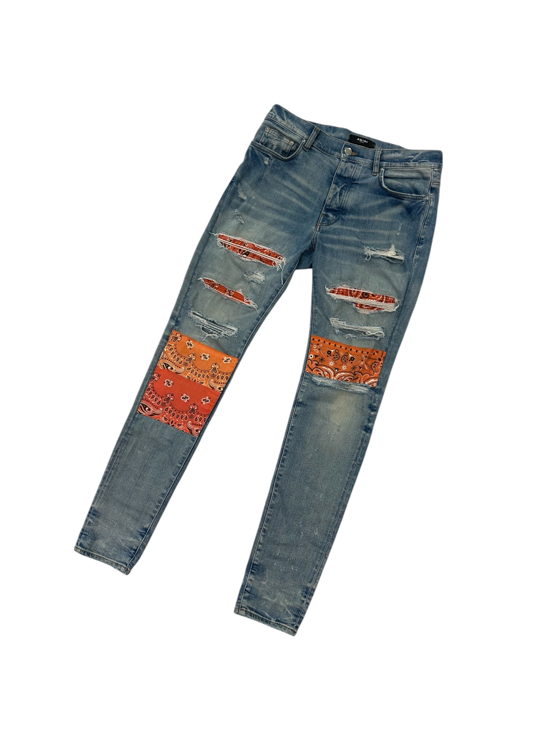 AMIRI Vintage Bandana Artpatch Denim