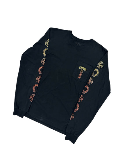Chrome Hearts Gradient Long Sleeve Tee Black