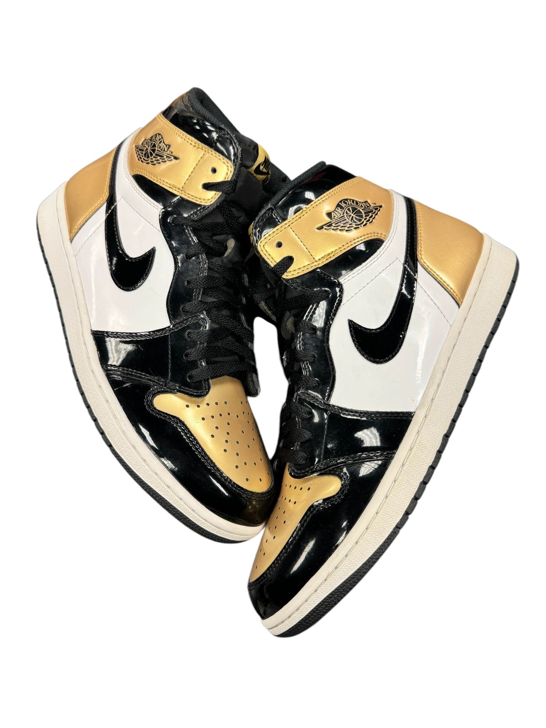 Jordan 1 Retro High NRG Patent Gold Toe