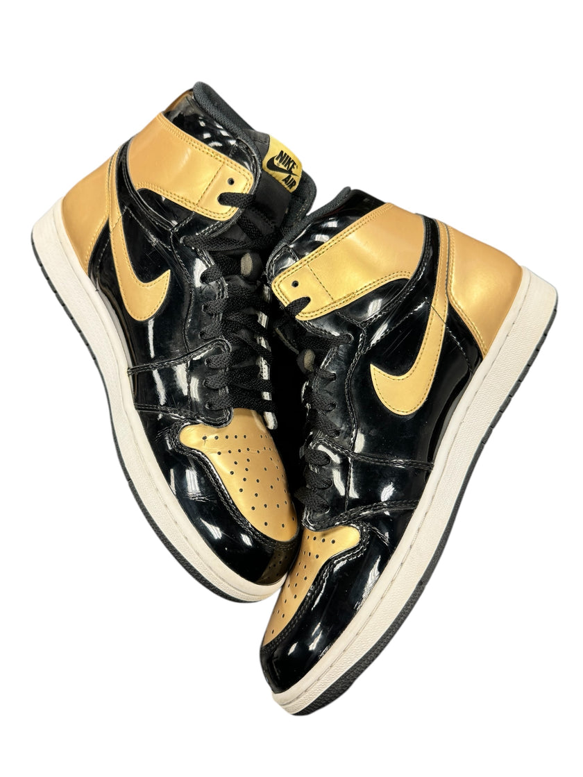 Jordan 1 Retro High NRG Patent Gold Toe