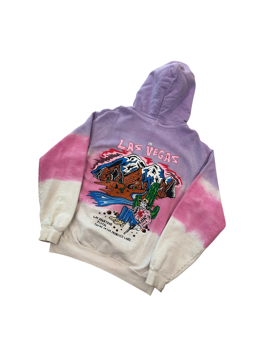 Warren Lotus Las Vegas Pink Tye Dye Pullover